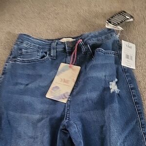 YMI Indigo Distressed Denim